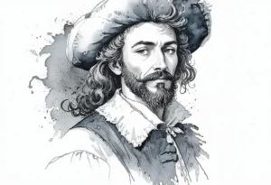 Chân dung của Francisco de Melo Palheta, người đã mang cà phê về Brazil.