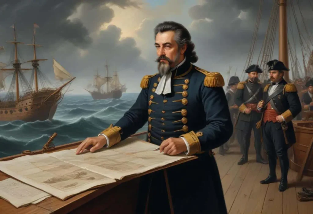 Francisco de Melo Palheta: Khởi Nguồn Của Cà Phê Brazil 18 Hình minh họa của Francisco de Melo Palheta cùng với các cấp dưới đang chuẩn bị cho một chuyến đi đến Guiana thuộc Pháp.