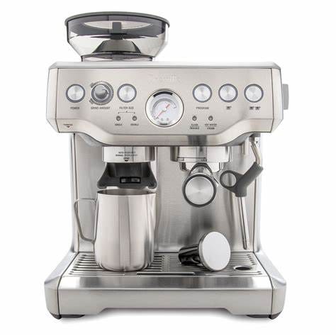 9 Bar Espresso Machine: The Secret to Café-Quality Coffee at Home 12 Breville Barista Express 9 bar espresso machine with built-in grinder, pressure gauge, and milk steaming wand
