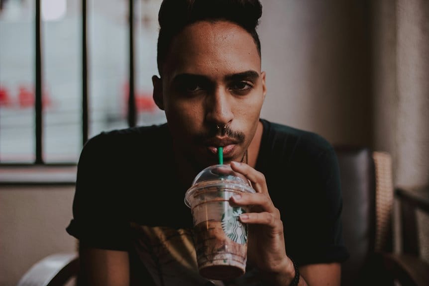 blended coffee chocolate drink