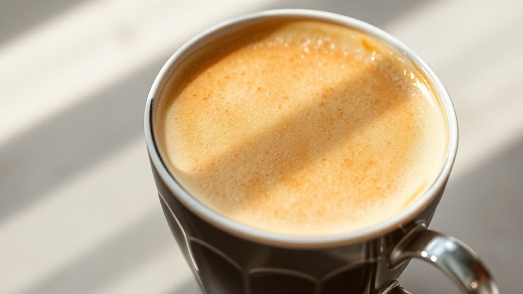 caffeine content in cappuccino