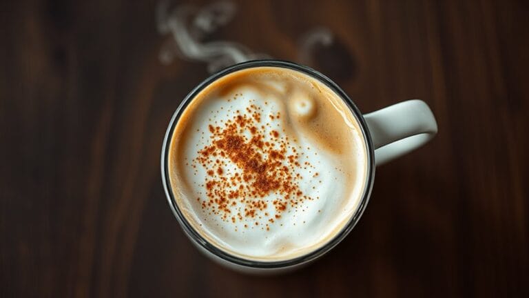 caffeine content in latte