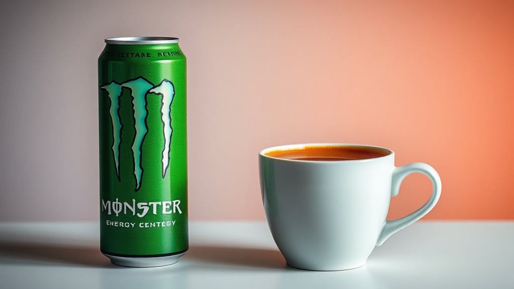 caffeine content in monster
