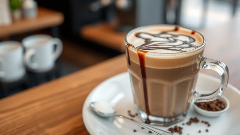 calories from sugary mocha