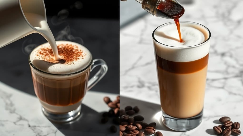 cappuccino and latte differences