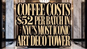 chrysler building s pricey coffee