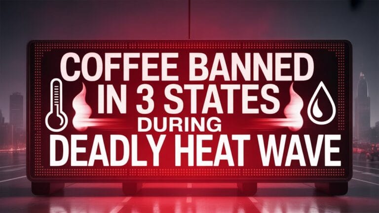 coffee ban during heatwave