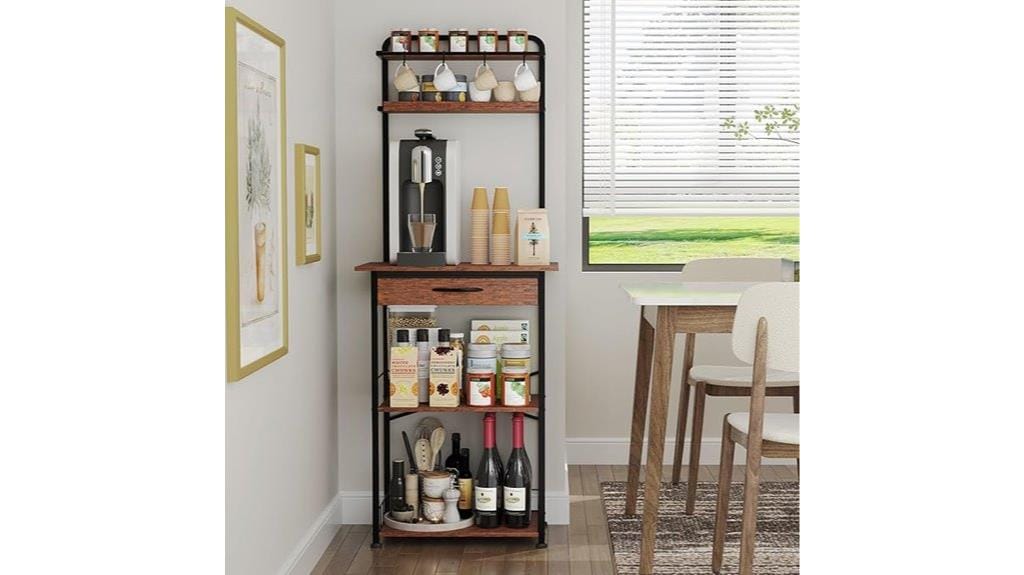 coffee station with storage