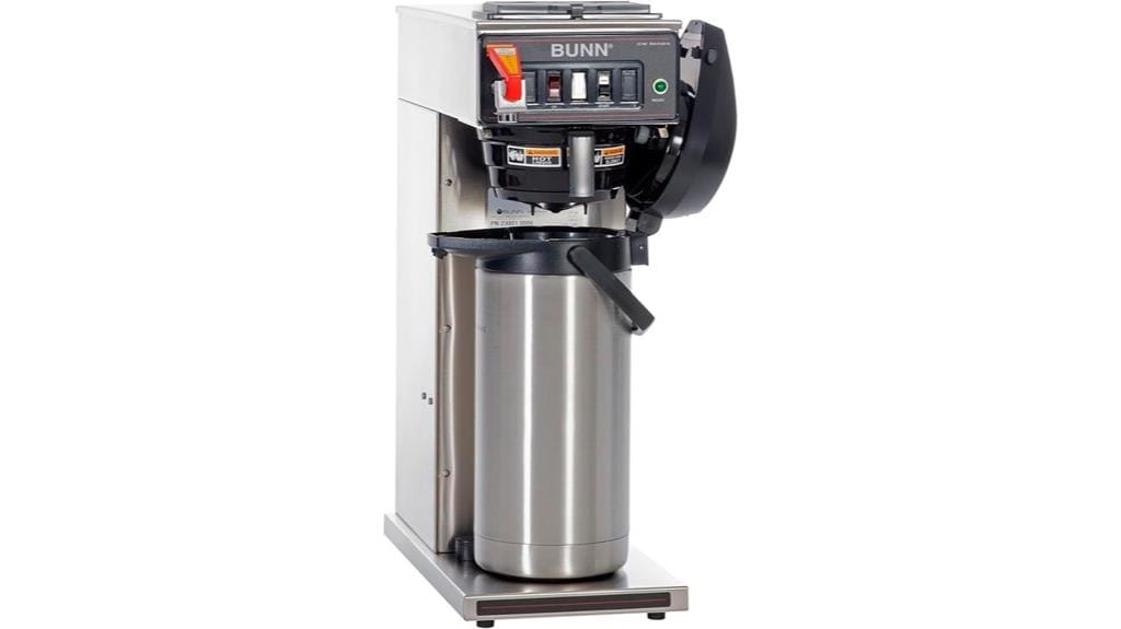 commercial coffee brewer black