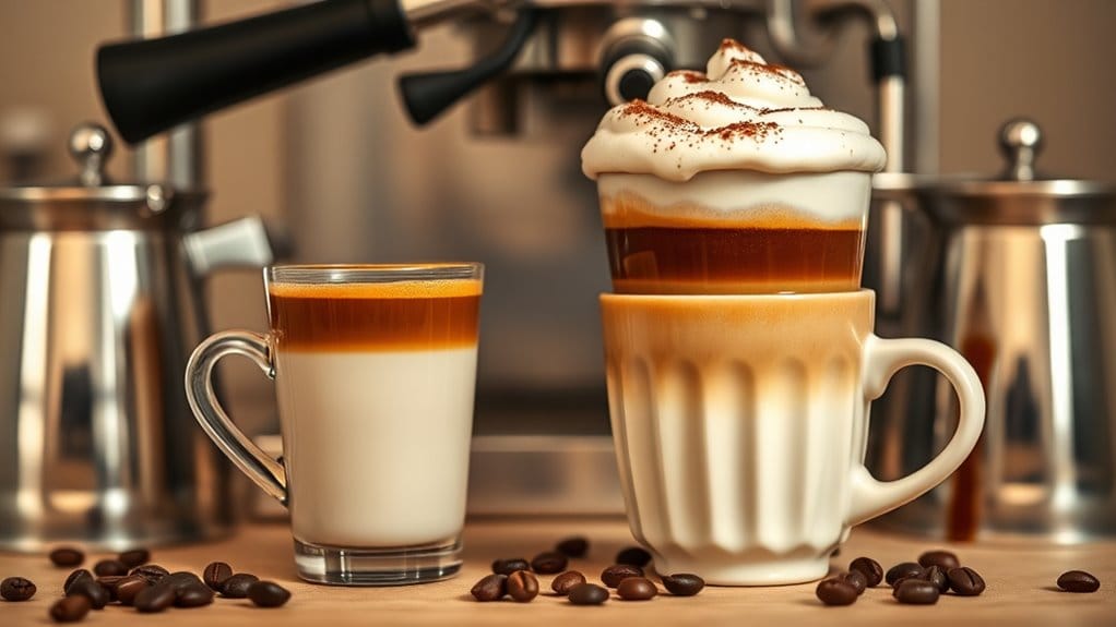 cortado and cappuccino comparison