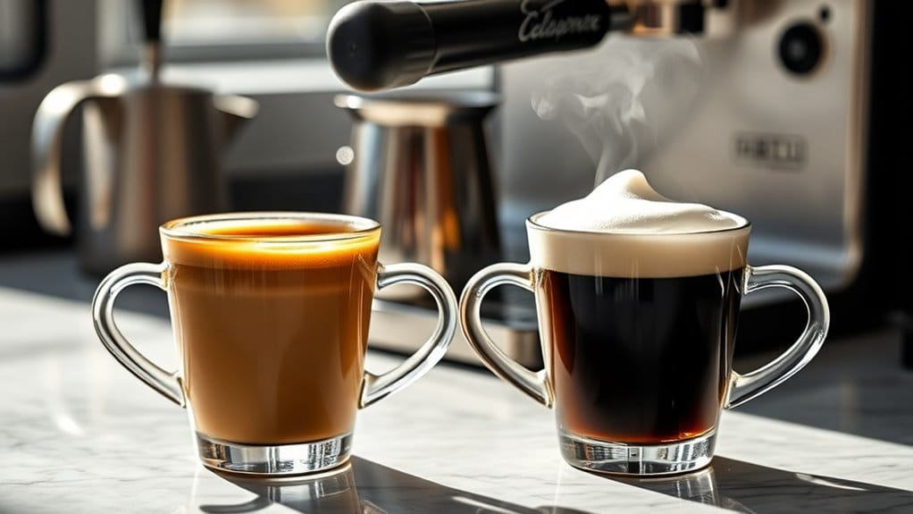 cortado and macchiato comparison