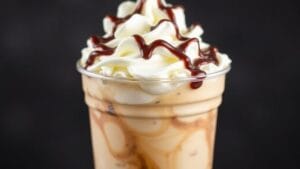 creamy cookie blended beverage