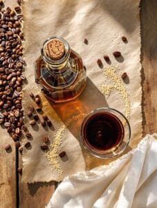 delicious homemade coffee liqueur