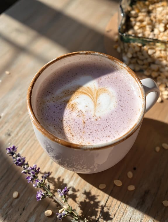 dreamy lavender oat milk