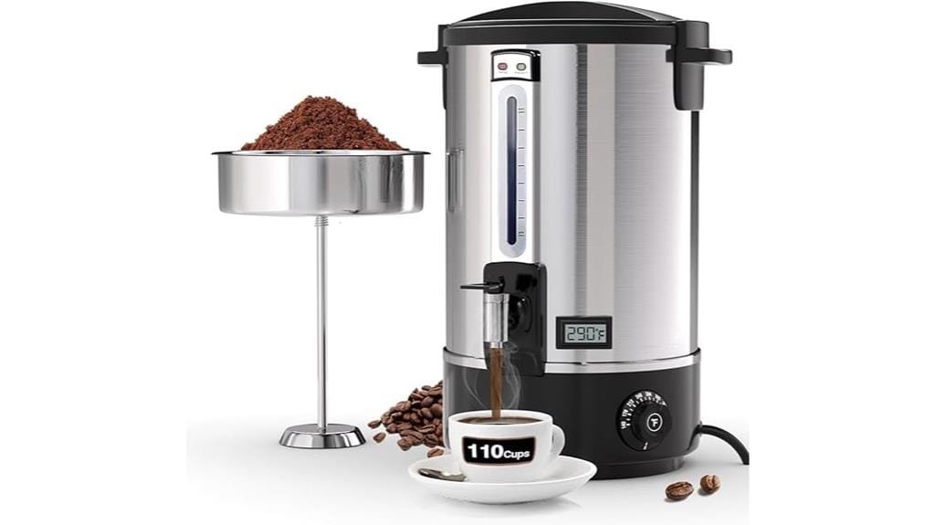 electric stainless steel urn