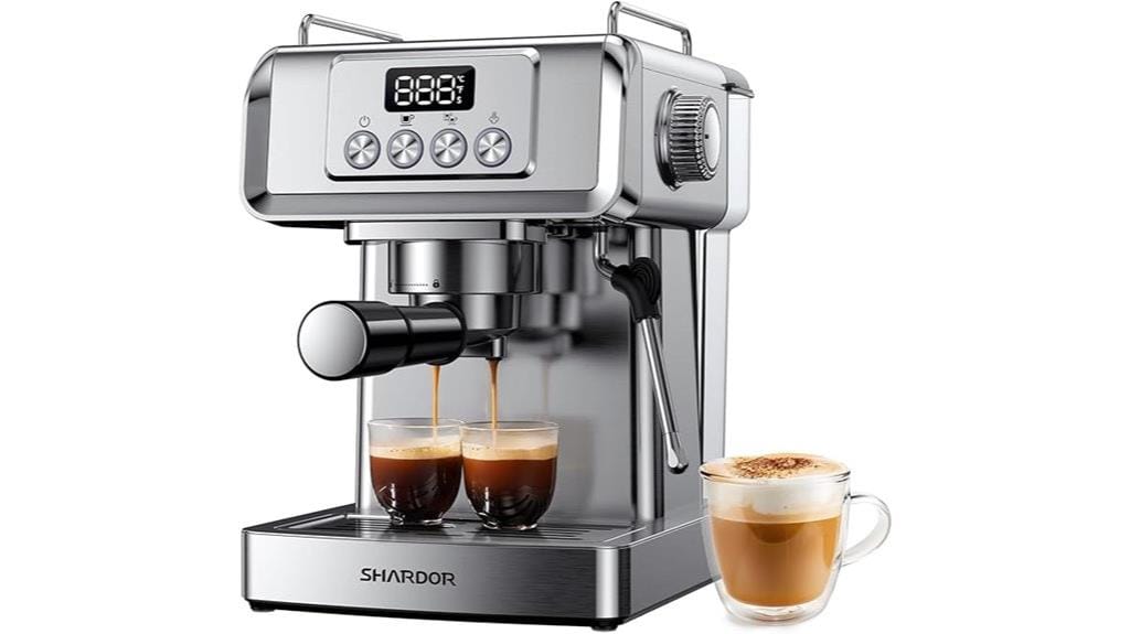 espresso machine with frother