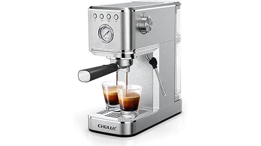 espresso machine with frother