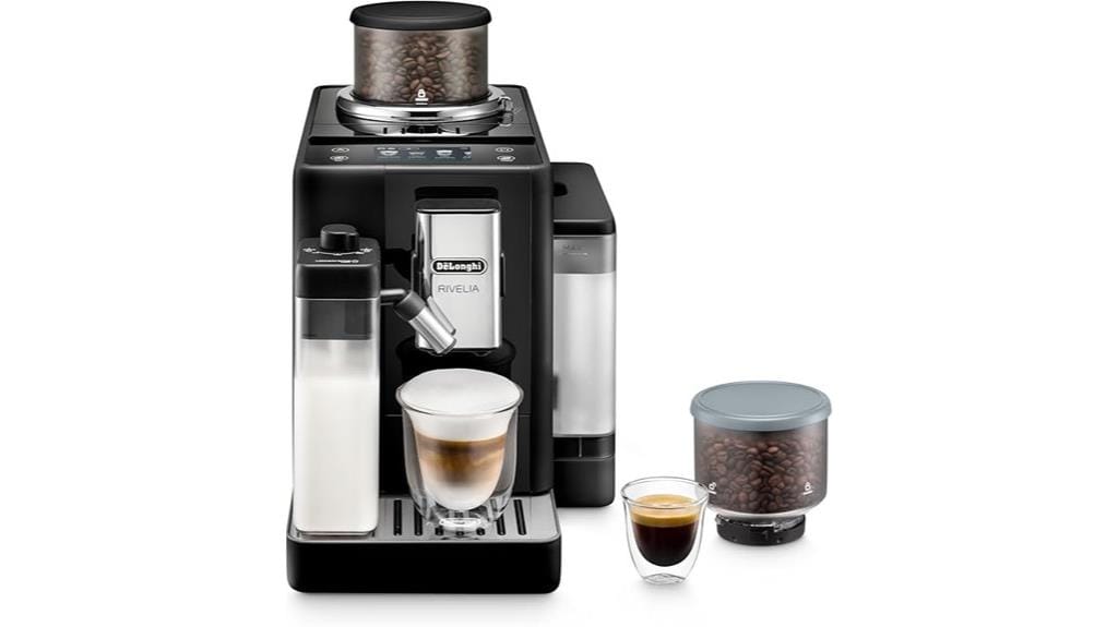 espresso machine with grinder