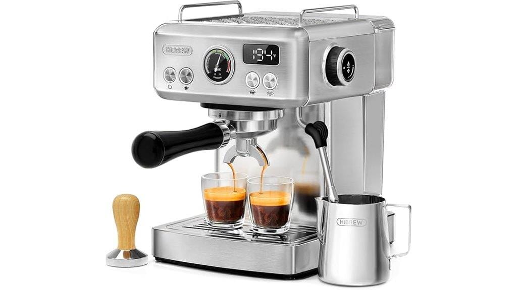 espresso machine with pressure