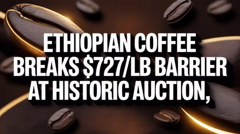 ethiopian coffee auction record