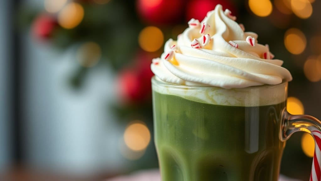festive mint chocolate beverage customizable