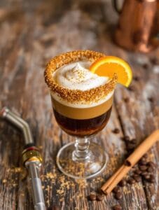 flaming coffee ignites joy