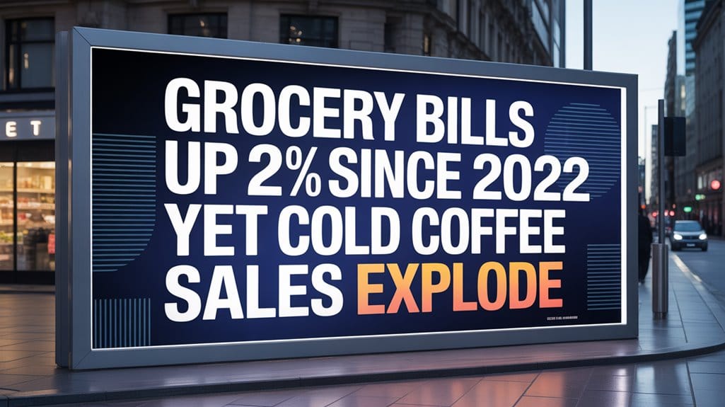 UK Grocery Prices Soar 5.2% While Iced Coffee Sales Surge 33 3 grocery prices rise iced coffee sales increase