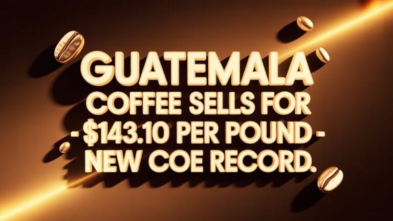 guatemala coffee auction record