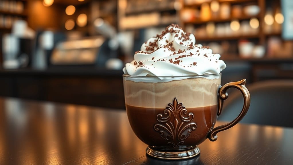 high calorie mocha ingredients