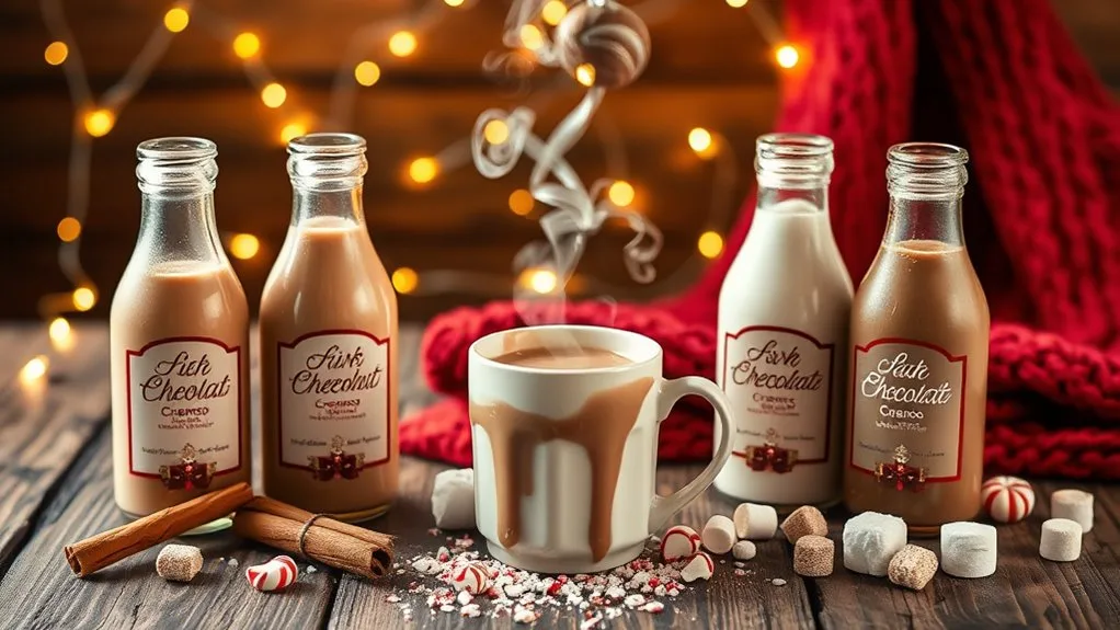 holiday peppermint mocha creamers