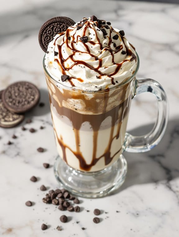 homemade mocha cookie frappuccino