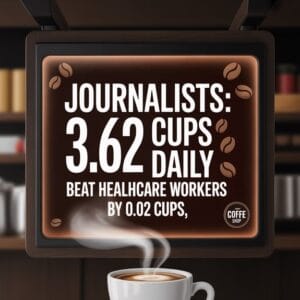 journalists consume coffee extensively