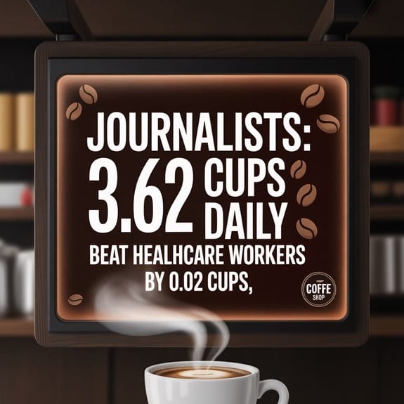 Journalists Drink More Coffee Than Any Other Profession, New Survey Reveals 5 journalists consume coffee extensively