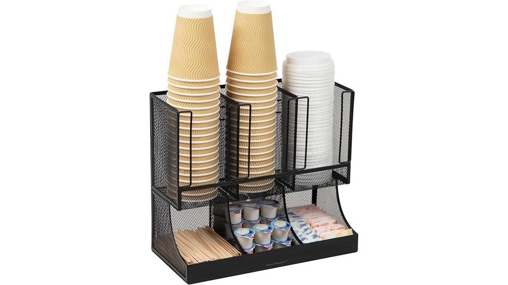 metal mesh organizer station