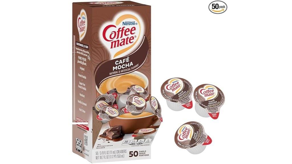 mocha creamer singles pack
