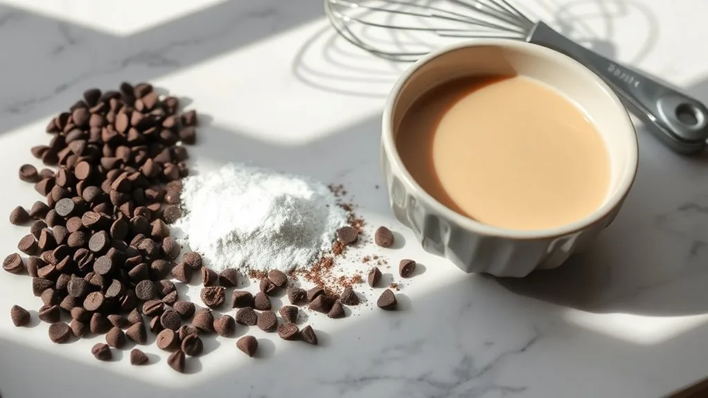mocha drizzle ingredient essentials