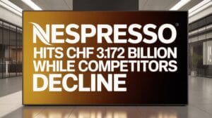 nespresso sales increase 2 4