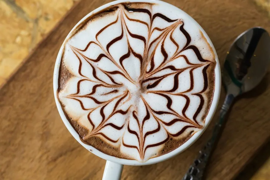 ordering salted caramel mocha