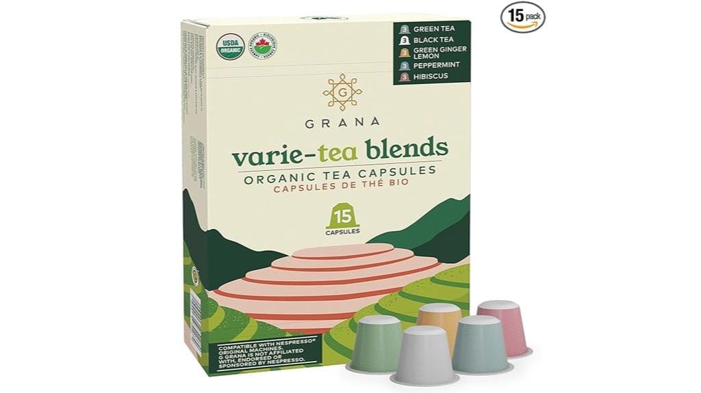 organic nespresso tea pods