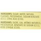 How to Calculate Starbucks Peppermint Syrup Calories in Your Drink 11 Ingredients list of peppermint syrup including sugar, water, natural flavours, sodium benzoate, and citric acid