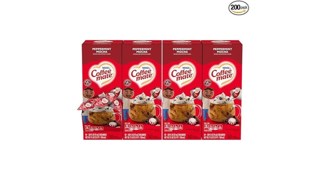 peppermint mocha creamer singles
