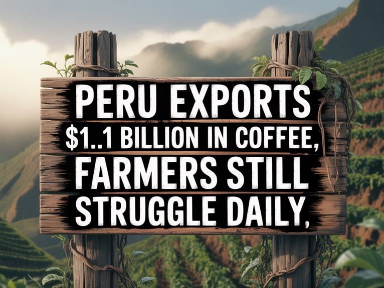 peruvian coffee farmers struggle