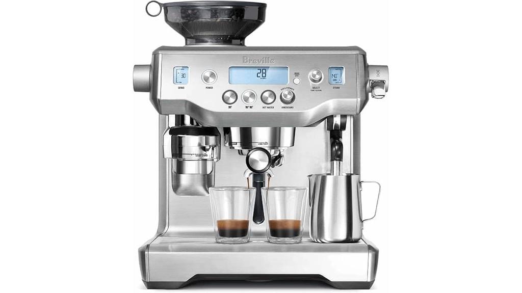 premium stainless steel espresso machine
