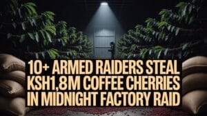 raiders steal coffee factory