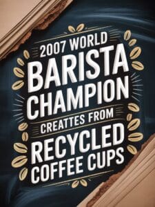 recycled magazine for coffee