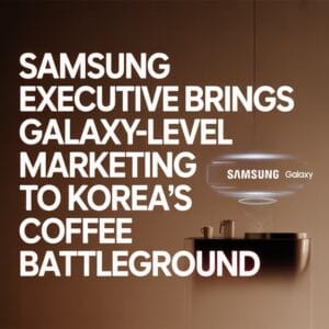 samsung executive leads coffee