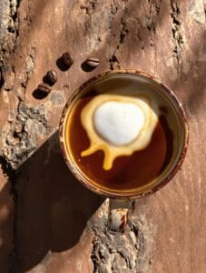 silky foam coffee delight