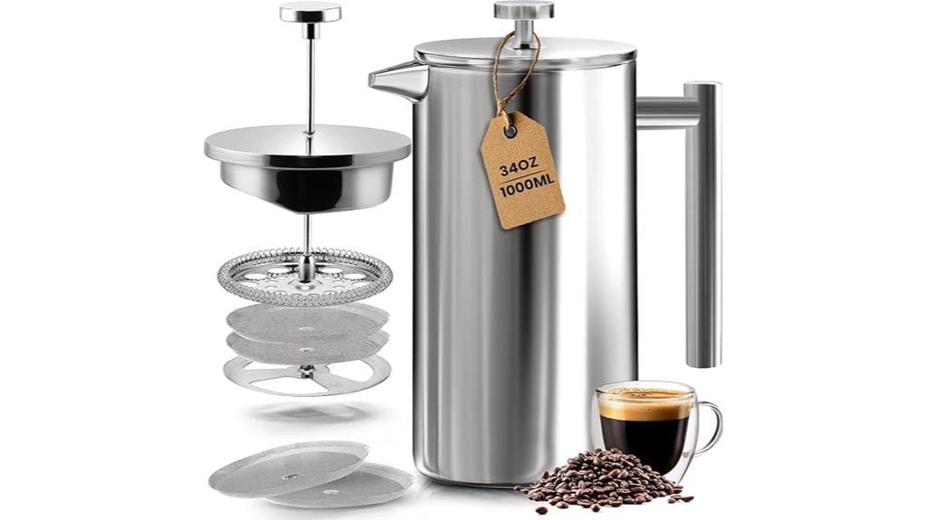 stainless steel coffee maker