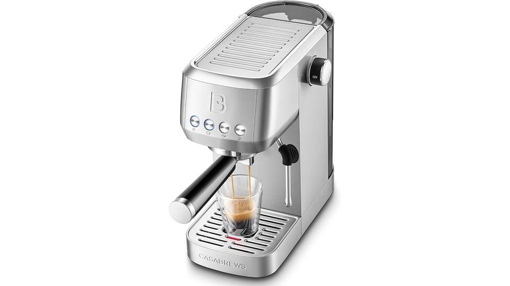 stainless steel espresso machine