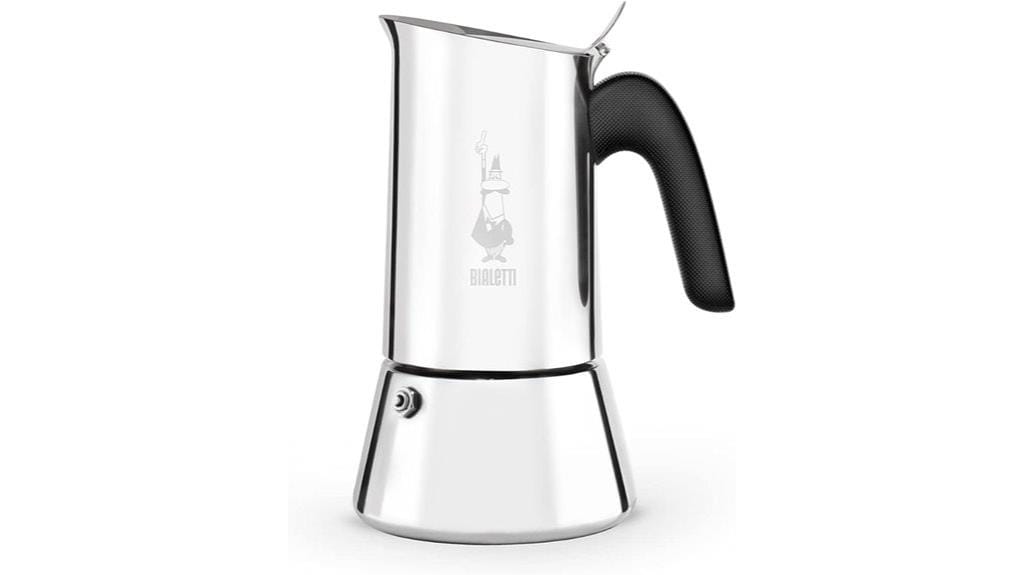 stainless steel induction coffee maker